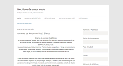 Desktop Screenshot of amorvuduhechizos.com